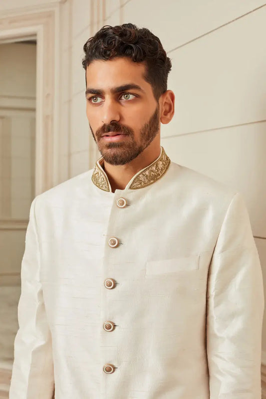 MC 502 Sapphire Cut Sherwani For Men - Mashal Couture