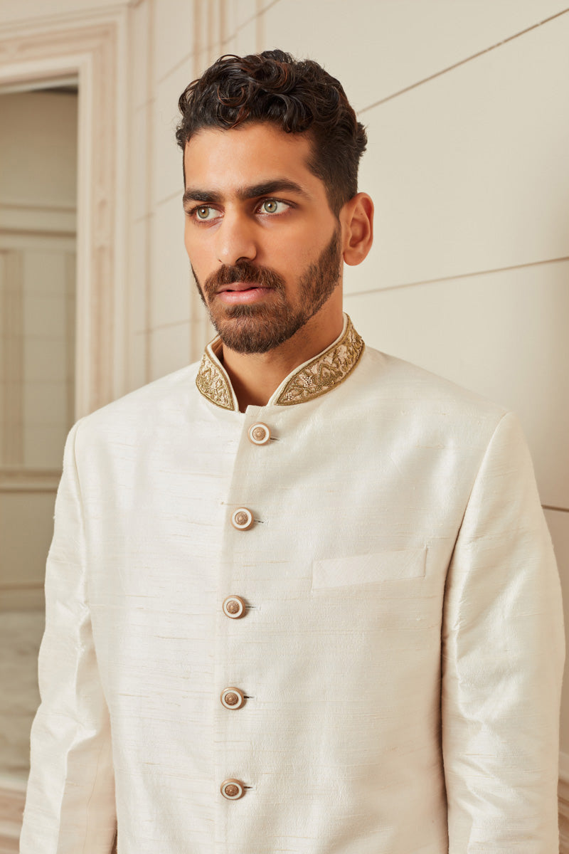 MC 502 Sapphire Cut Sherwani For Men - Mashal Couture