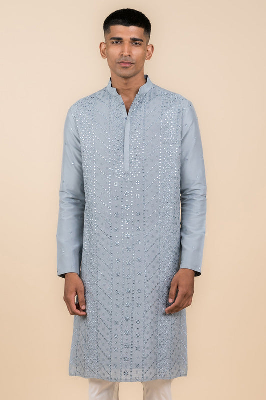 MC KP 09 Sky Kurta Pajama - Mashal Couture