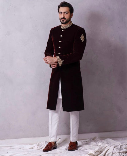 MC 544 Sherwani Design - Mashal Couture