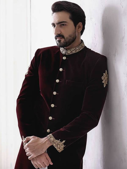 MC 544 Sherwani Design - Mashal Couture