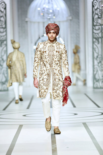 MC 556 Wedding Sherwani Men - Mashal Couture