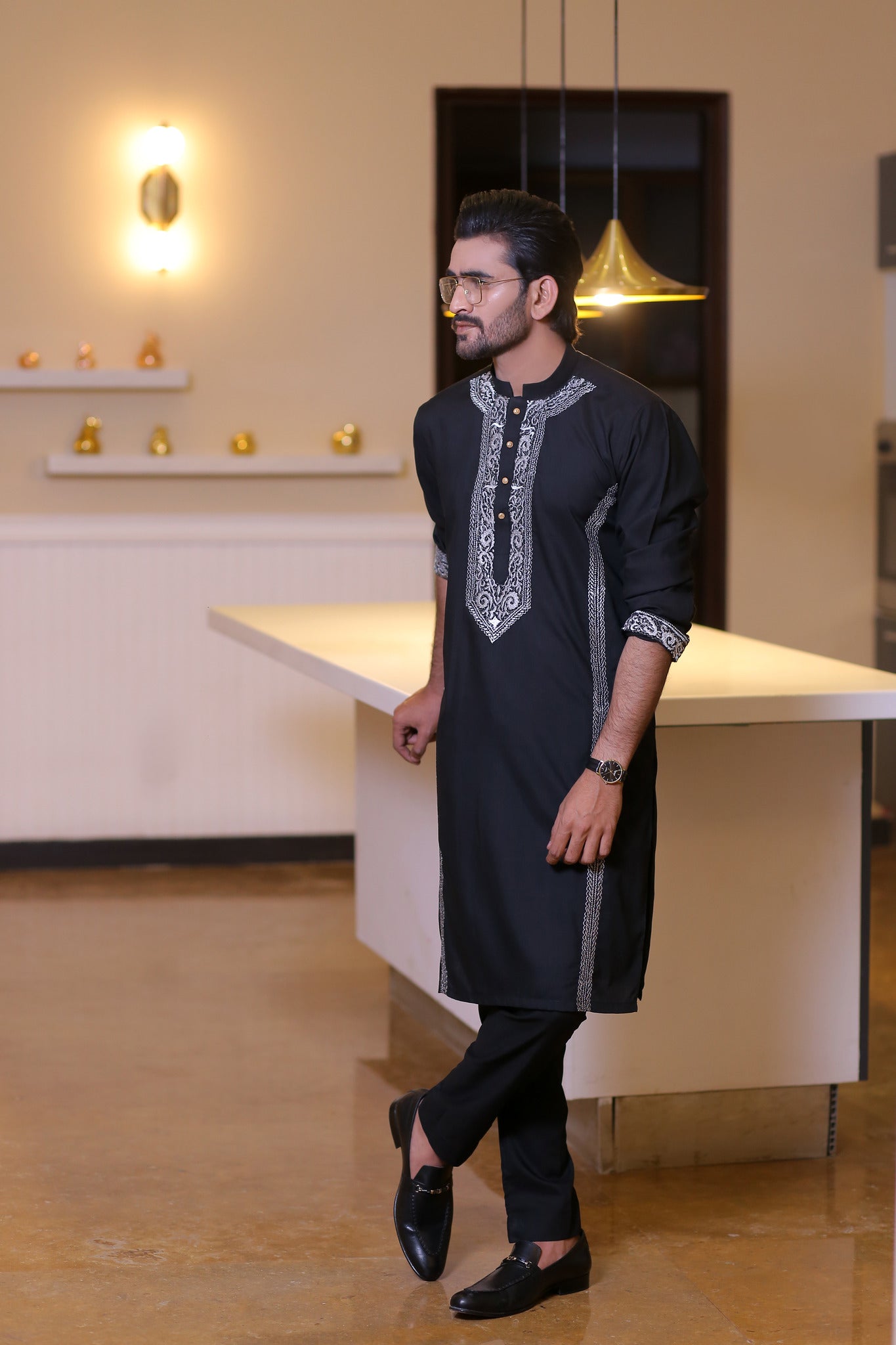 CK 18 Chikan Kurta - Mashal Couture