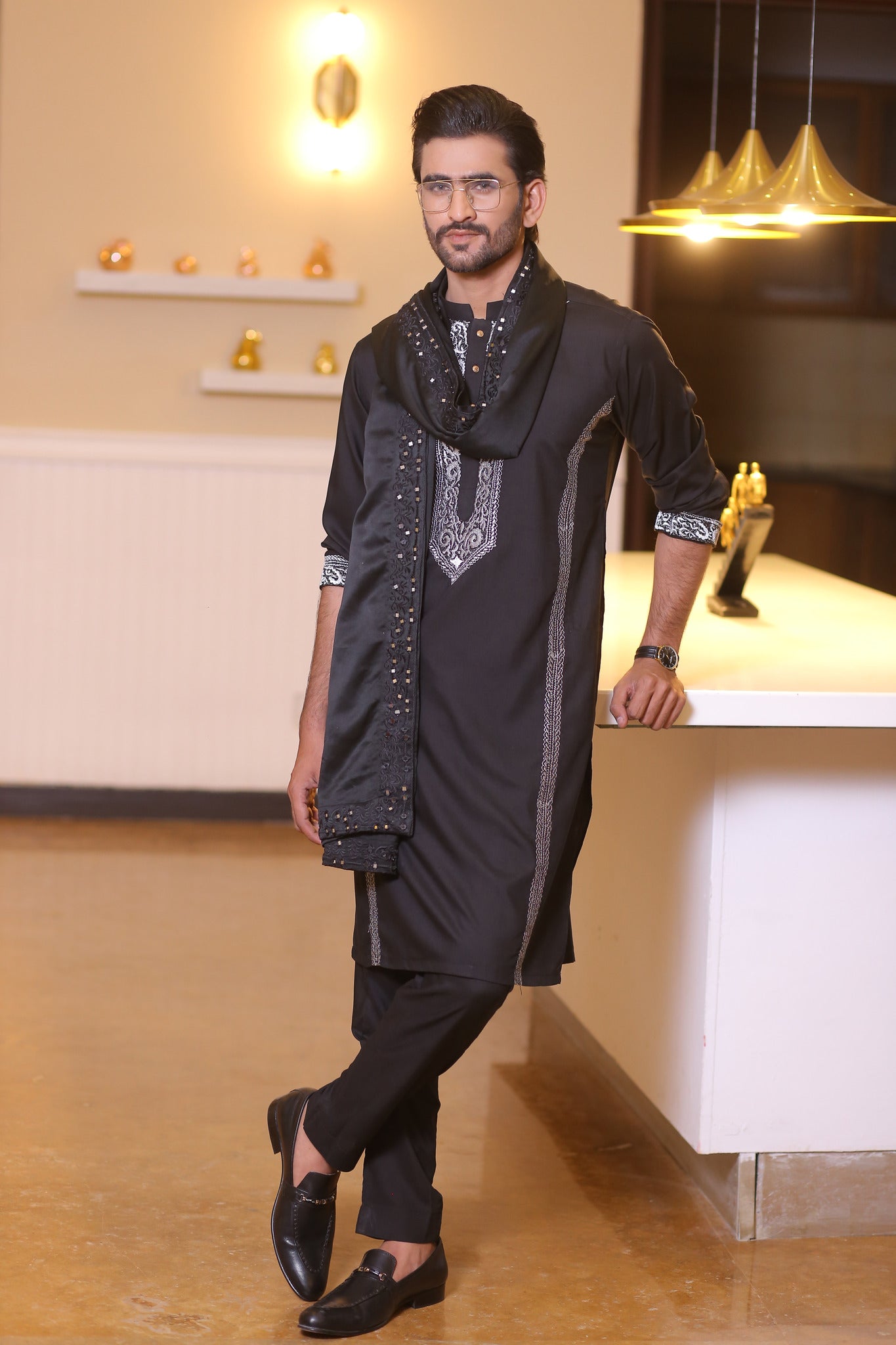 CK 18 Chikan Kurta - Mashal Couture
