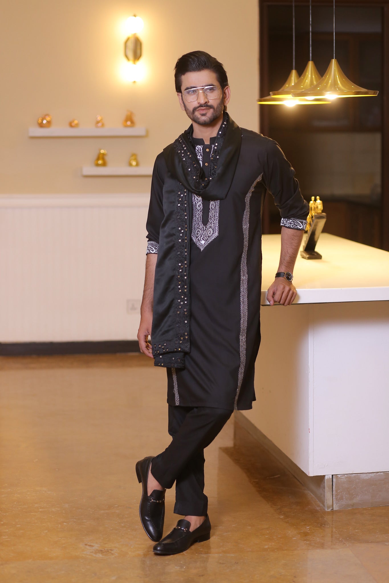 CK 18 Chikan Kurta - Mashal Couture