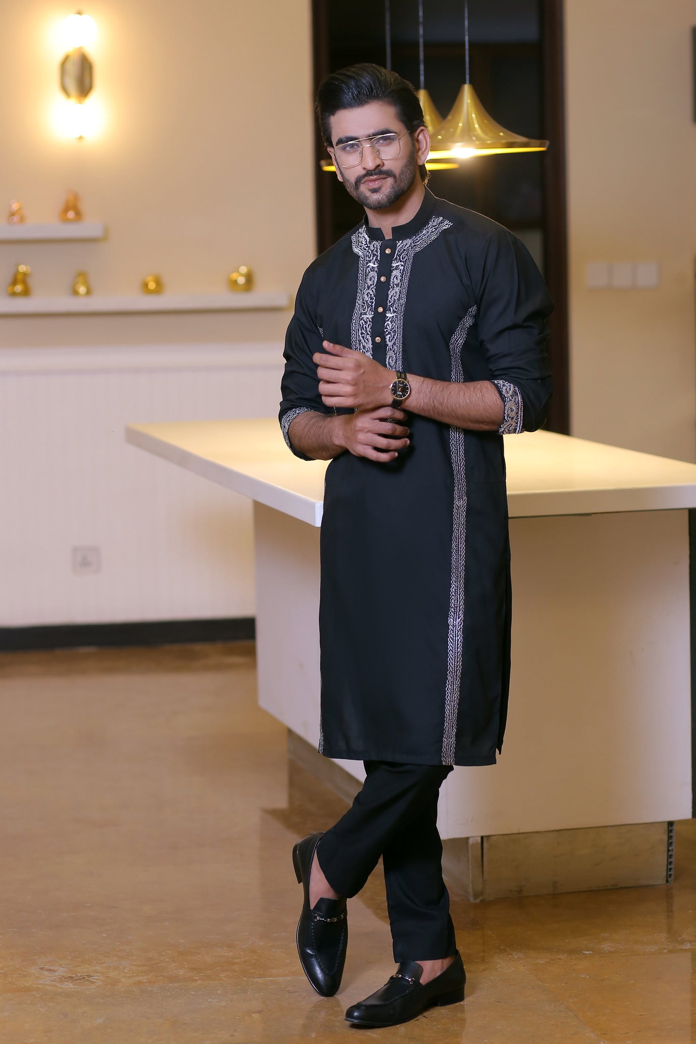 CK 18 Chikan Kurta - Mashal Couture