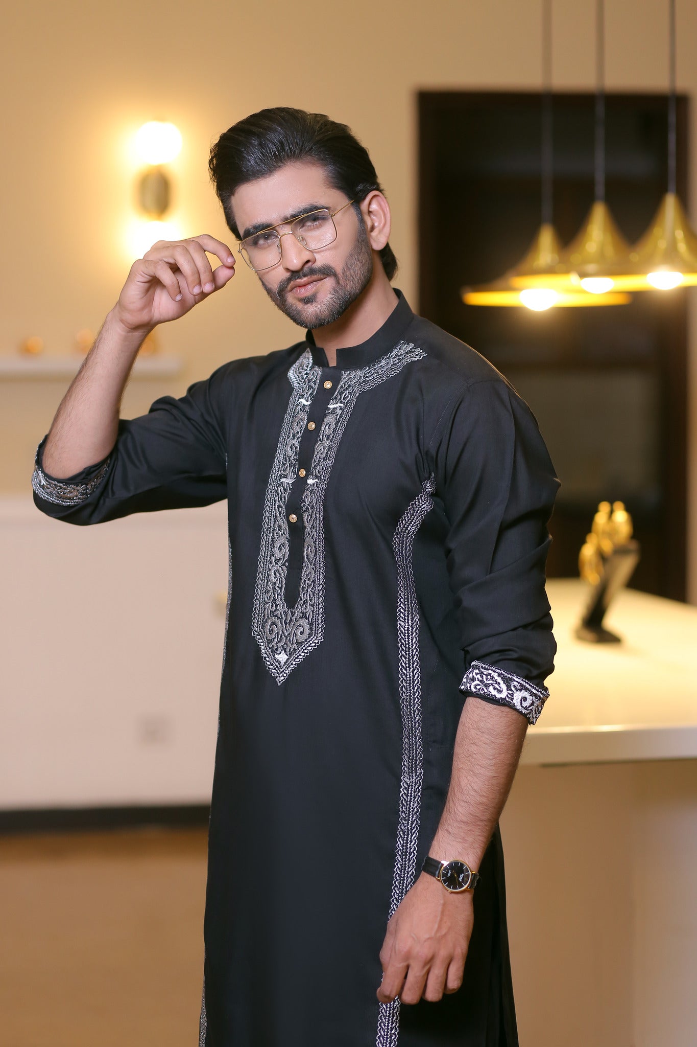 CK 18 Chikan Kurta - Mashal Couture