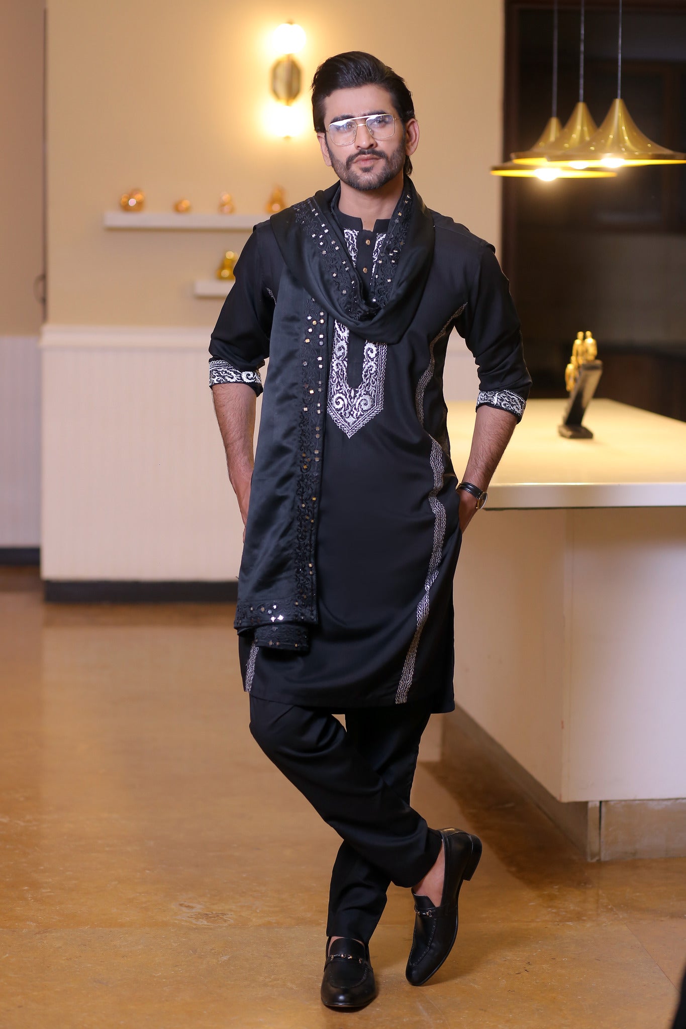 CK 18 Chikan Kurta - Mashal Couture