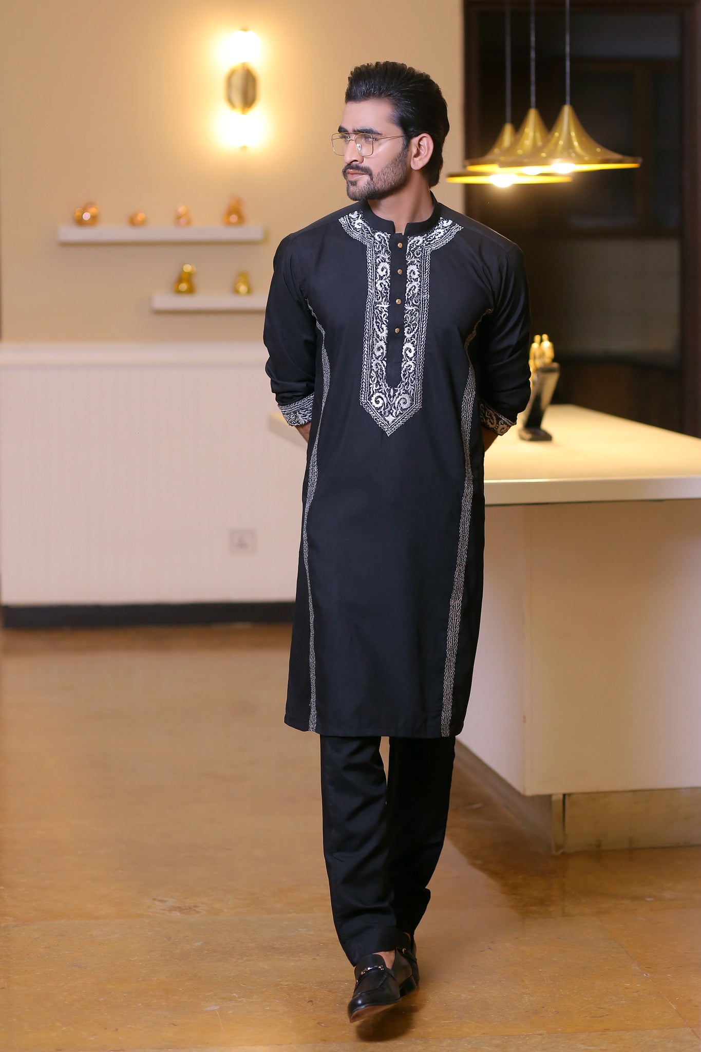 CK 18 Chikan Kurta - Mashal Couture