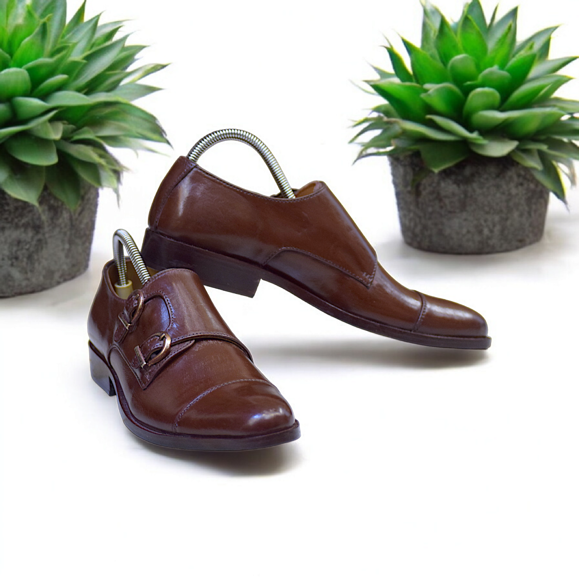 MC 112 Monk Strap Shoes For Men - Mashal Couture