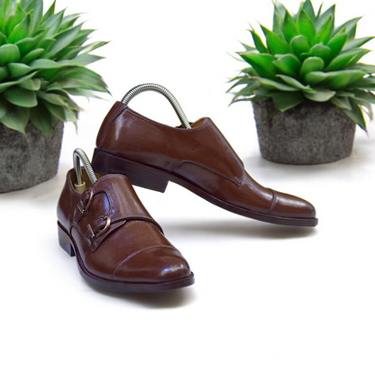 MC 112 Monk Strap Shoes For Men - Mashal Couture
