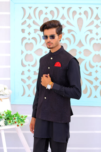 embroidered waistcoat men in pakistan