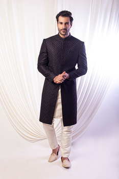 MC 612 Mens Sherwani For Wedding - Mashal Couture