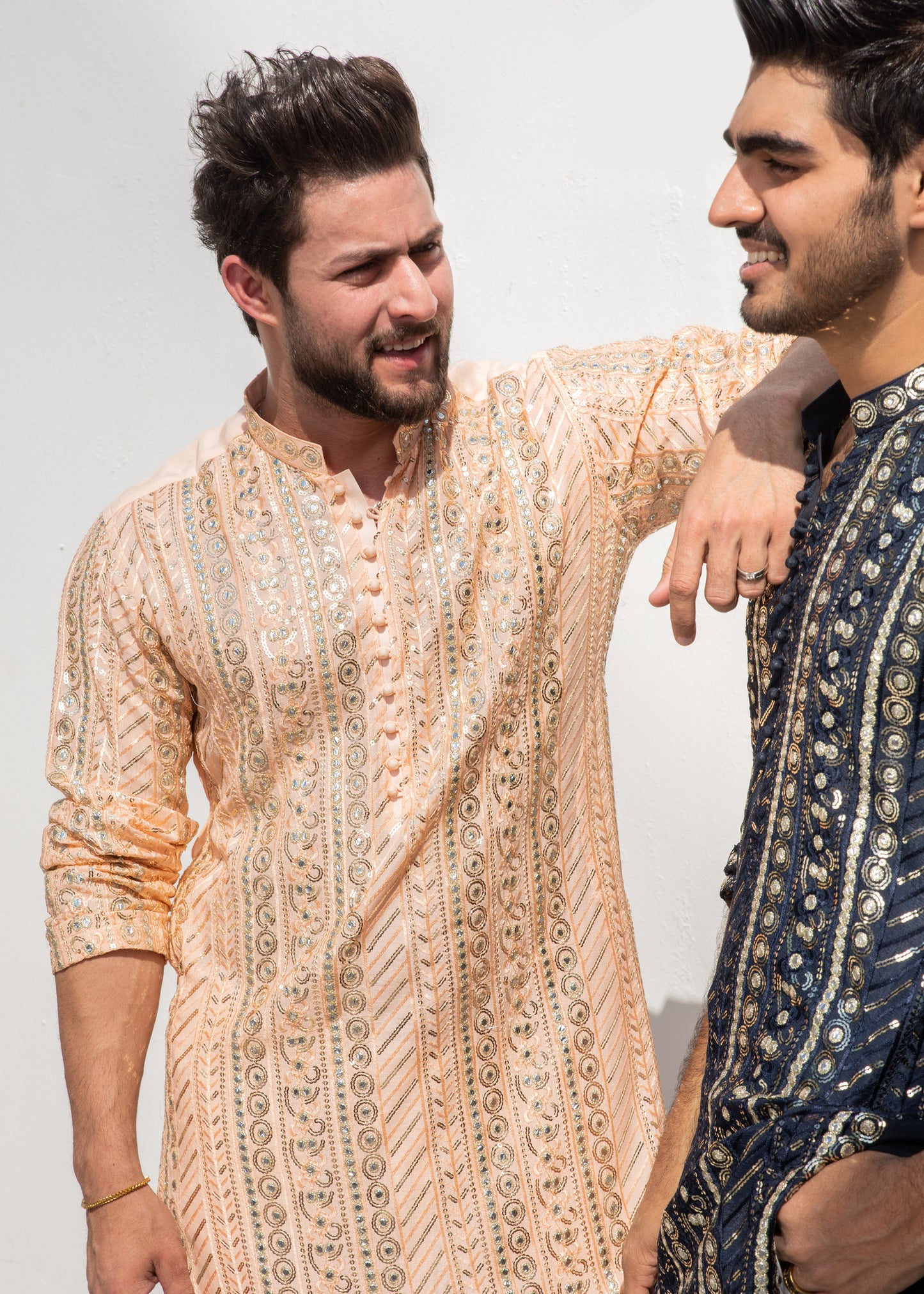 MC 18 Mirror Work Kurta - Mashal Couture