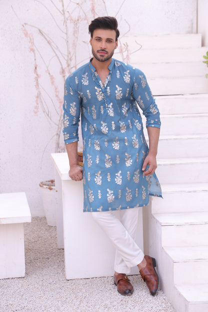 MC 01 Mirror Work Kurta Pajama - Mashal Couture