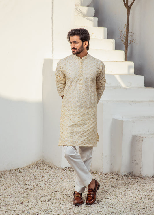 MC 22 Mirror Work Kurta Design - Mashal Couture
