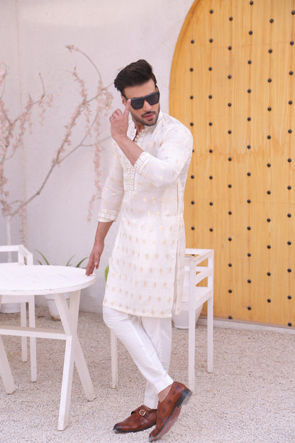 MC 15 Mirror Work Kurta Designs - Mashal Couture