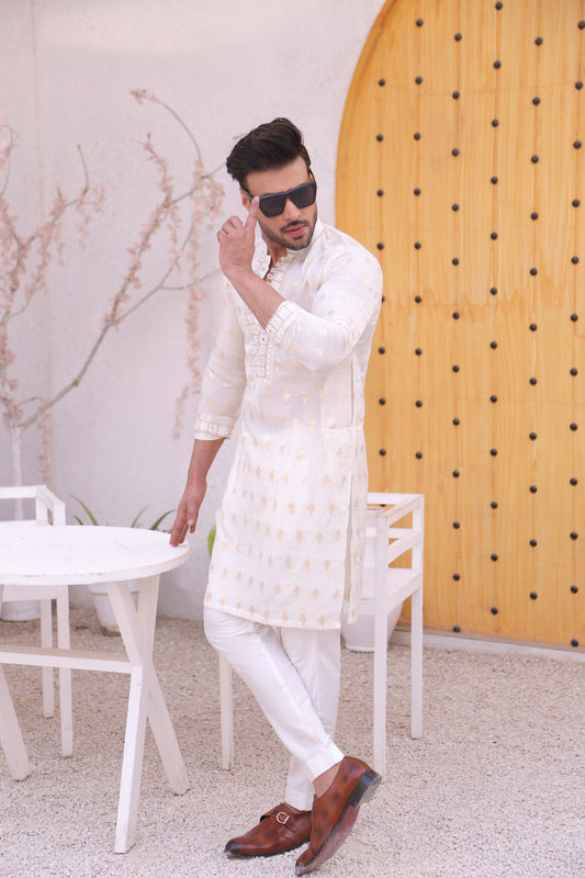 MC 15 Mirror Work Kurta Designs - Mashal Couture