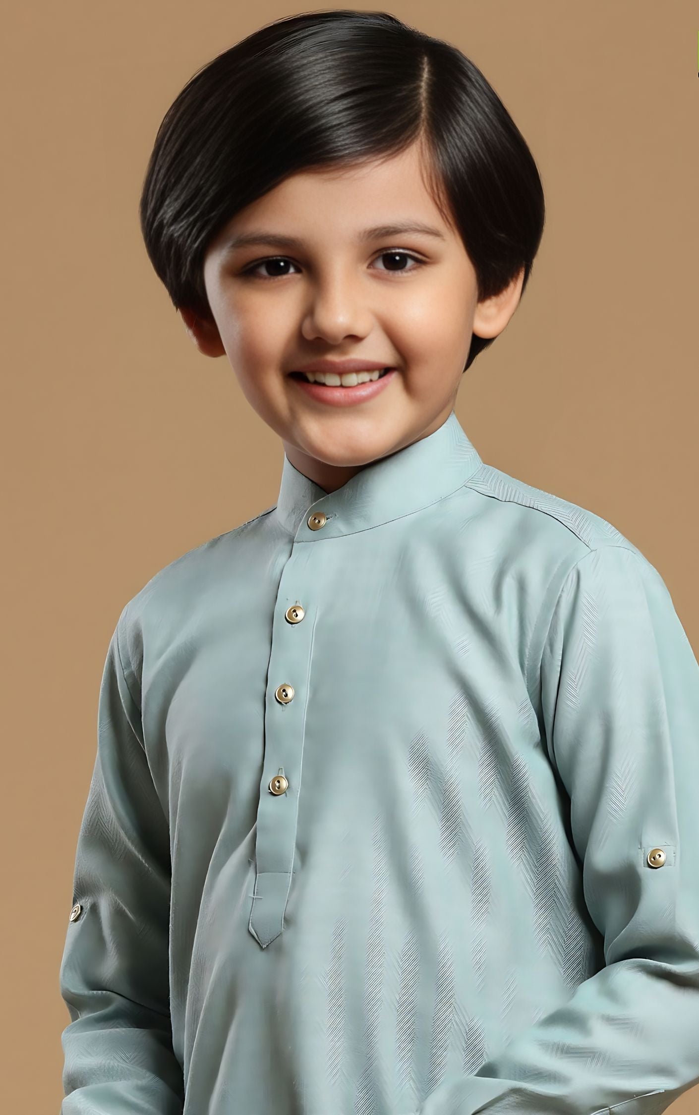 MC FS 10 Pastel Color Kurta With White Trouser - Mashal Couture