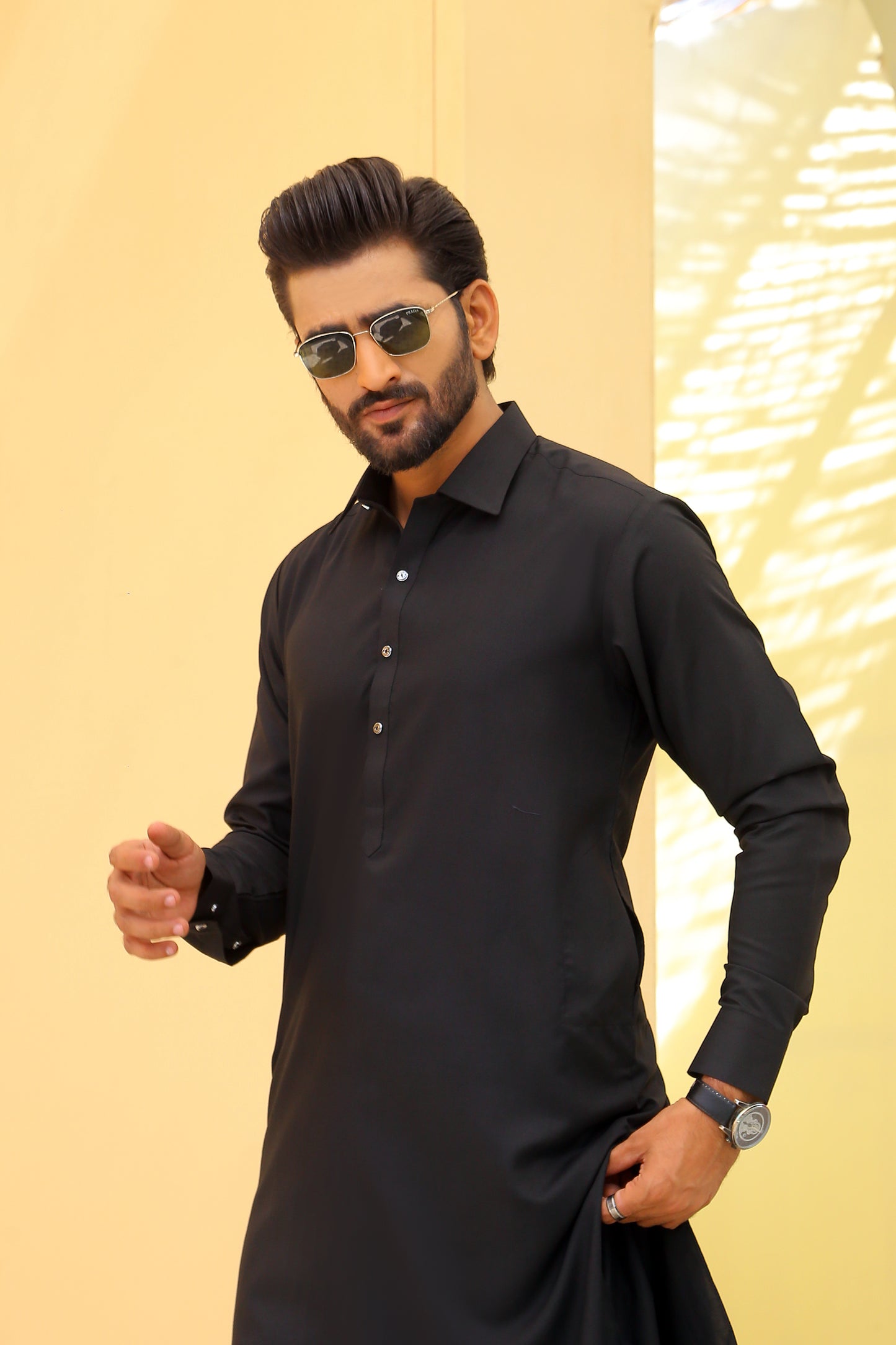Black Shalwar Kameez