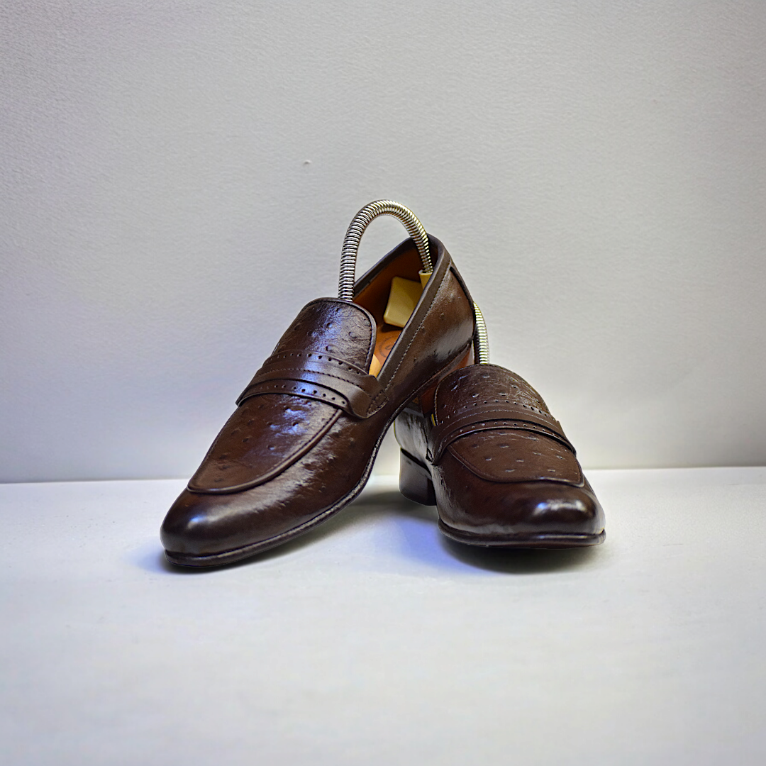 MC 56 Gents Brown Shoes - Mashal Couture