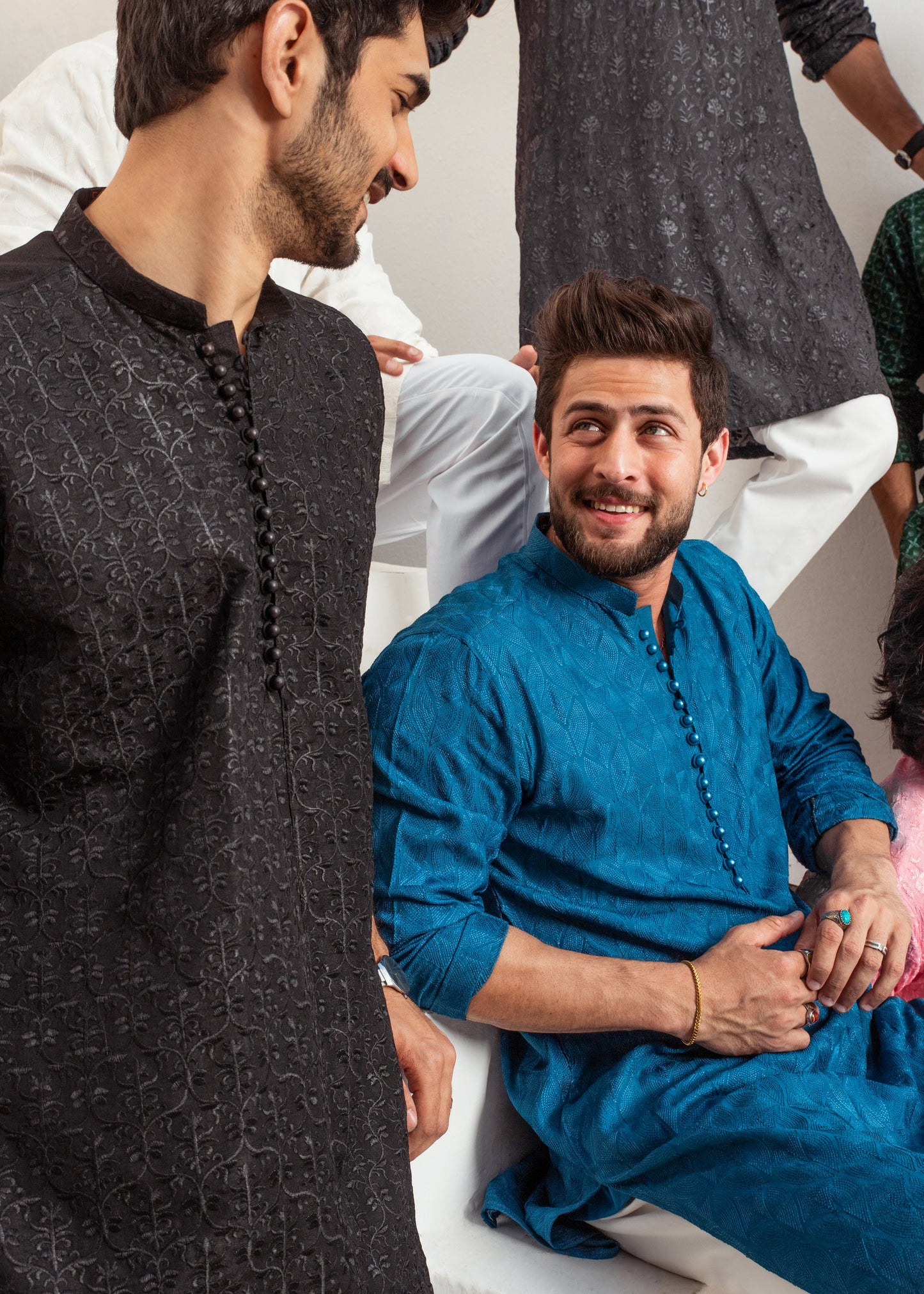 CK 04 Chikankari Kurta Pajama Dress - Mashal Couture