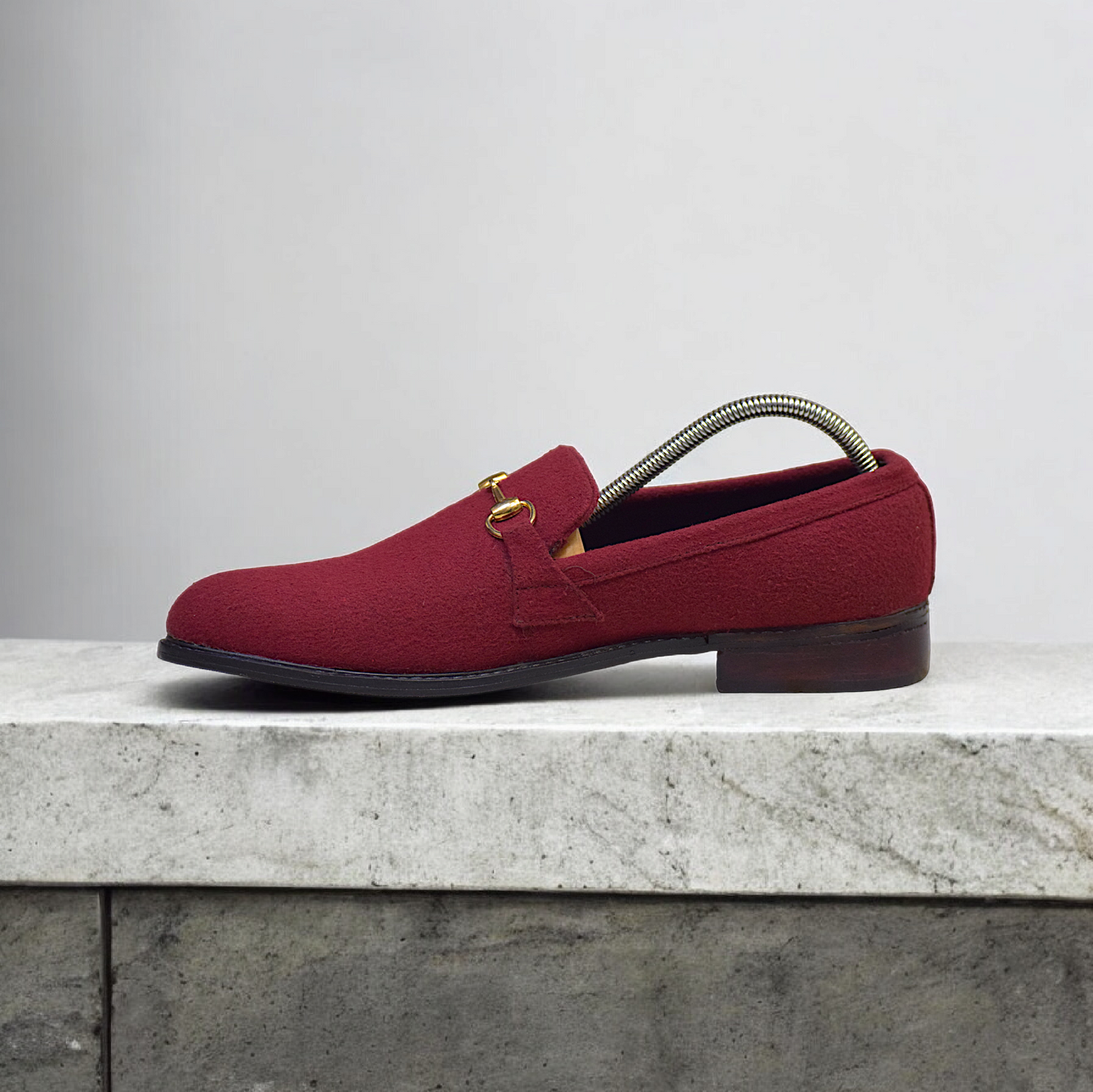 MC 110 Party Wear Maroon Shoes For Mens - Mashal Couture