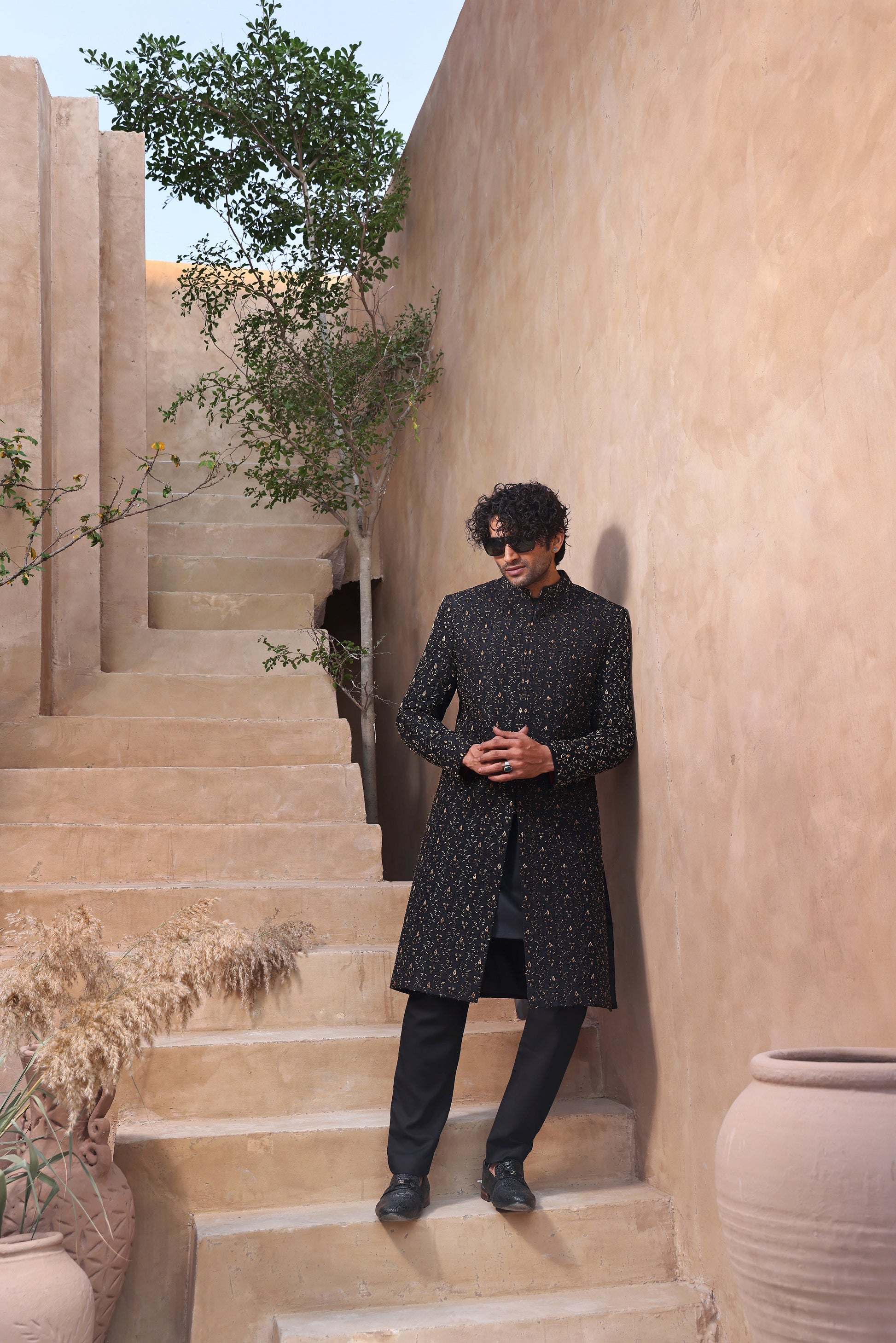 MC 549 Sherwani Dulha - Mashal Couture