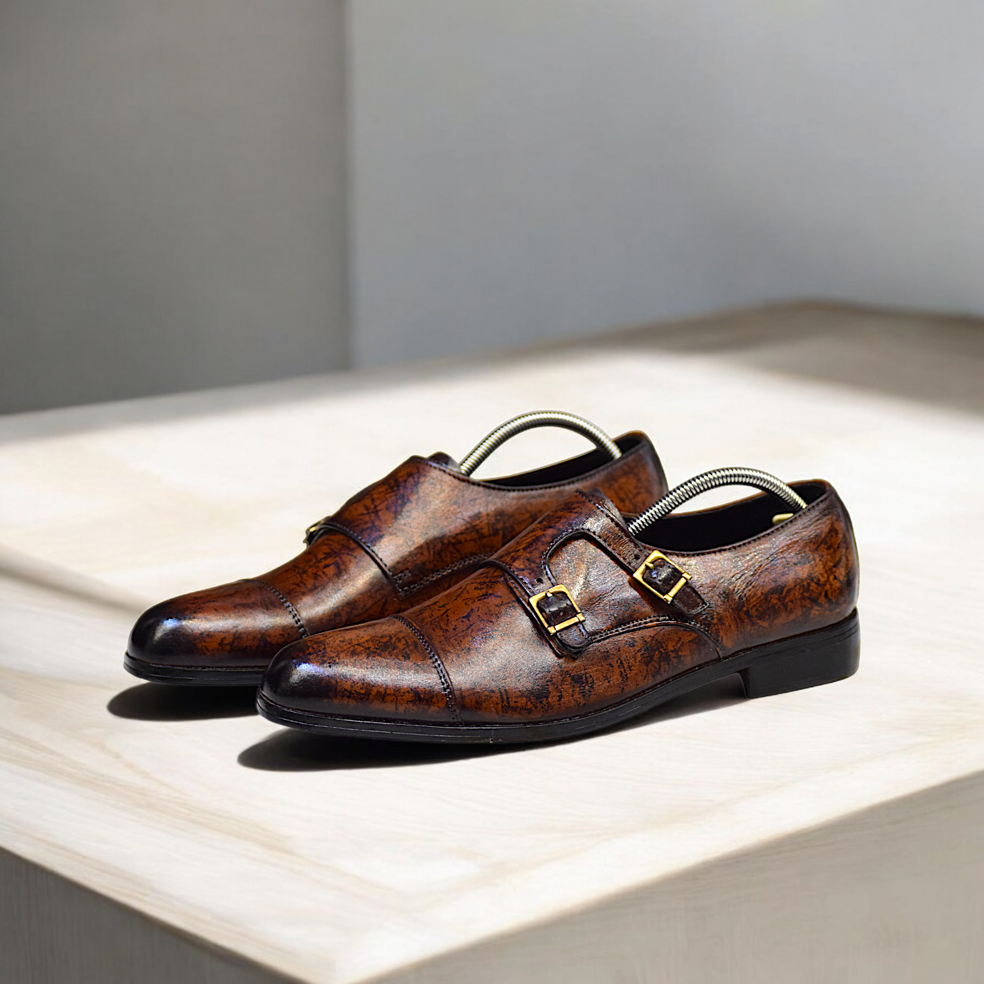 MC 105 Monk Strap Dress Shoes - Mashal Couture