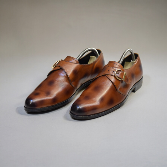 MC 60 Monk Single Strap Shoes - Mashal Couture