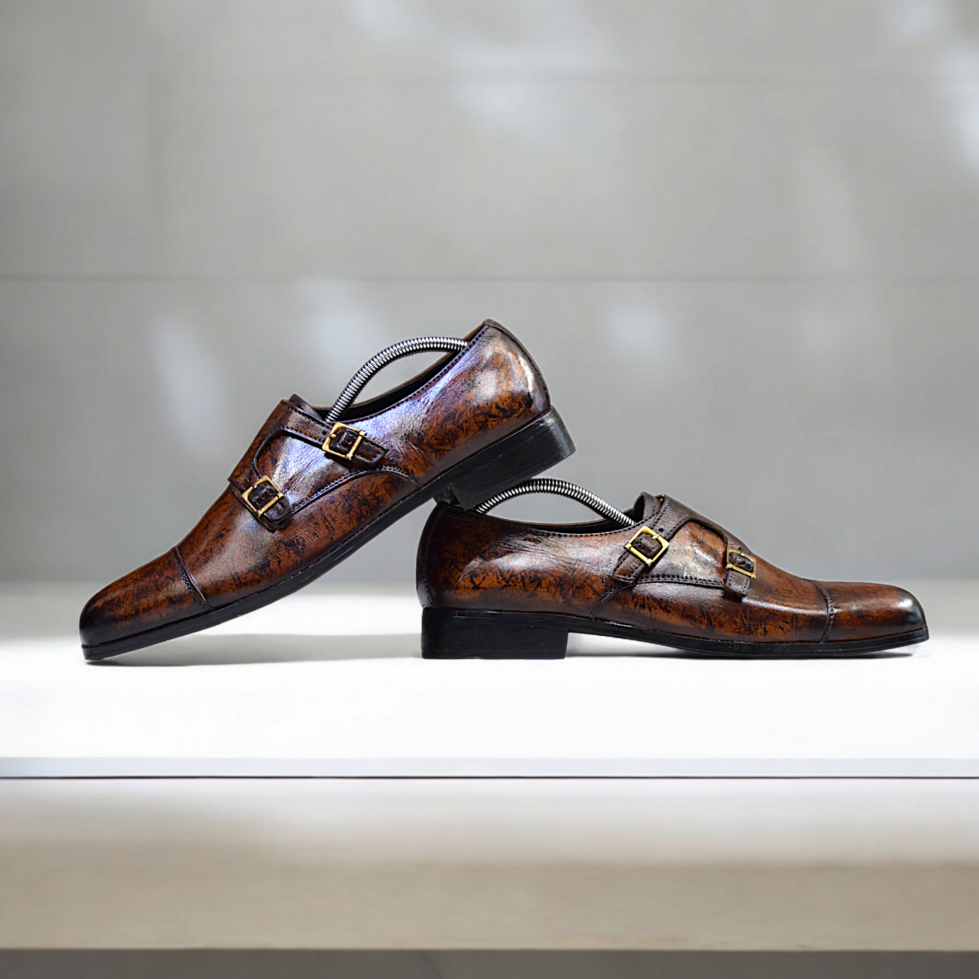 MC 105 Monk Strap Dress Shoes - Mashal Couture