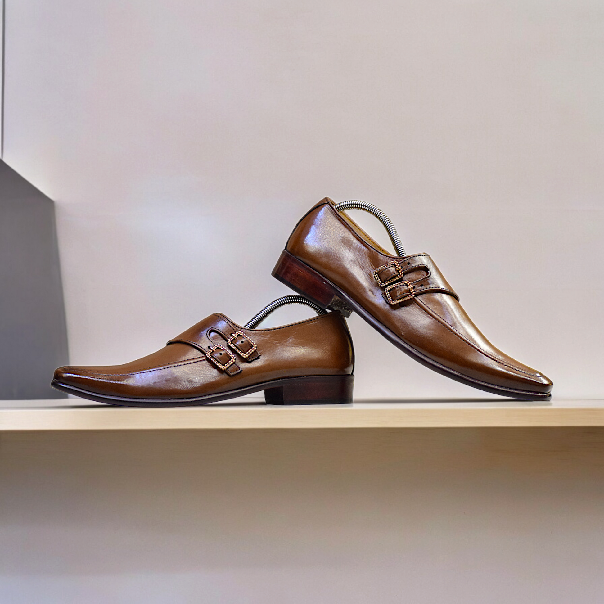 MC 51 Formal Brown Shoes For Men - Mashal Couture