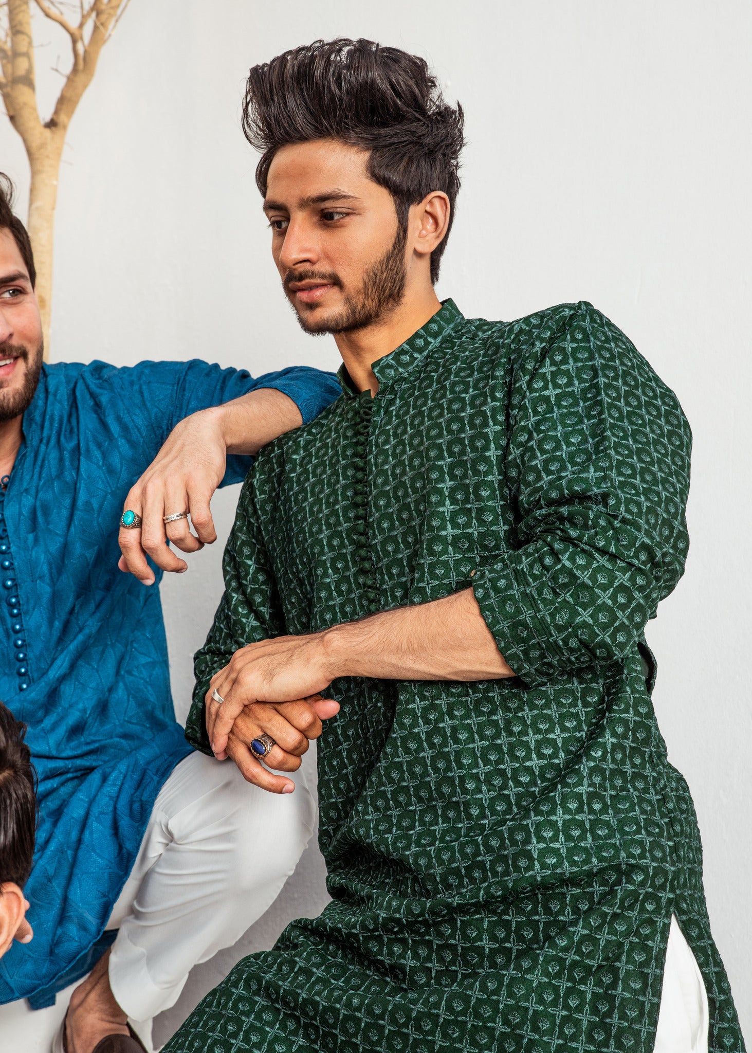CK 09 Chikankari Kurta And Pajama Design - Mashal Couture