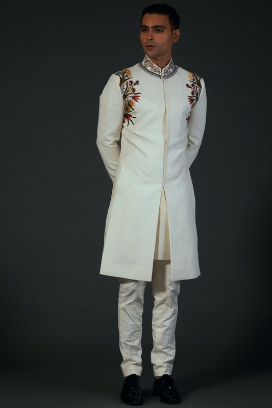 MC 534 Sherwani Dress For Groom - Mashal Couture