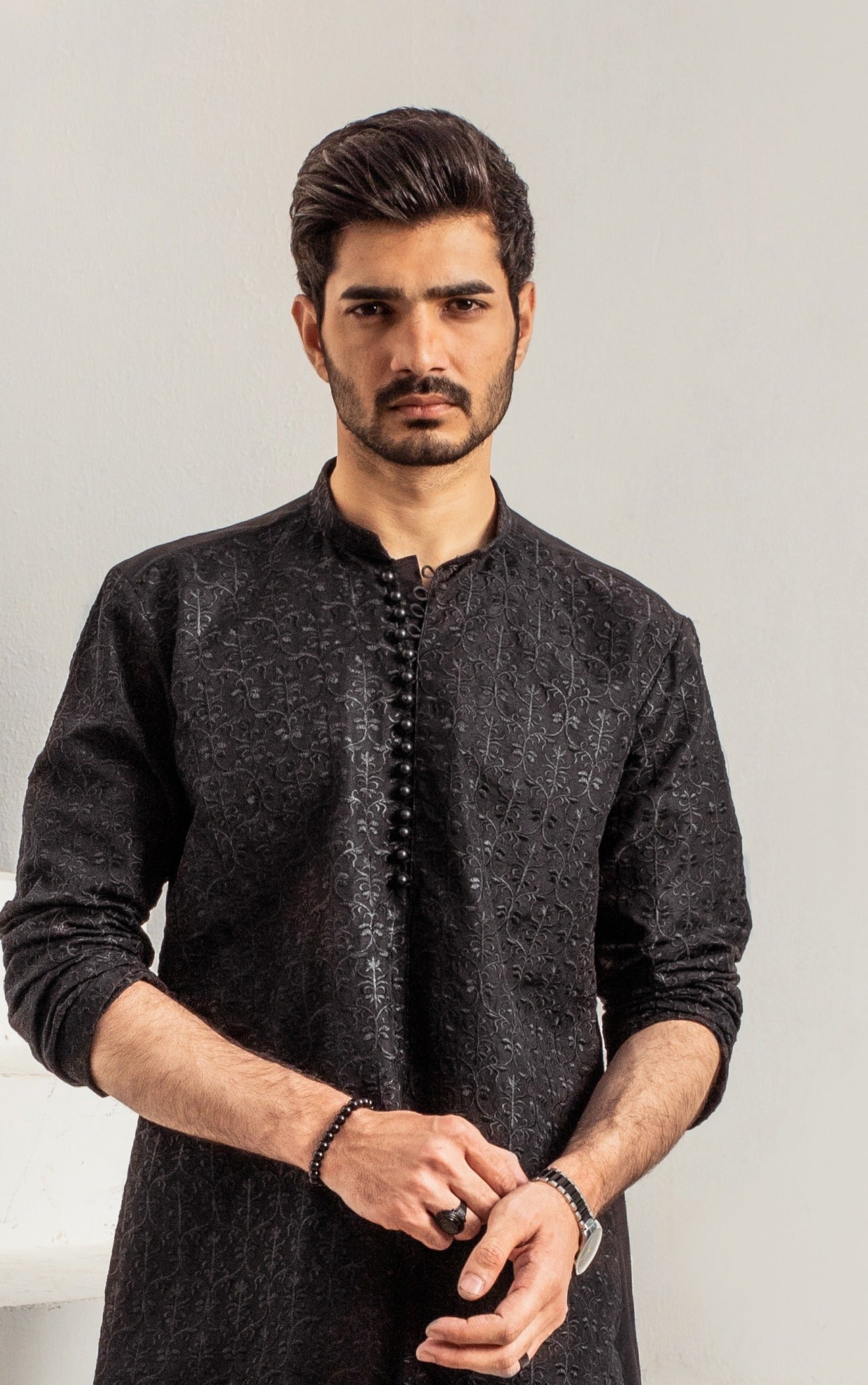 CK 04 Chikankari Kurta Pajama Dress - Mashal Couture