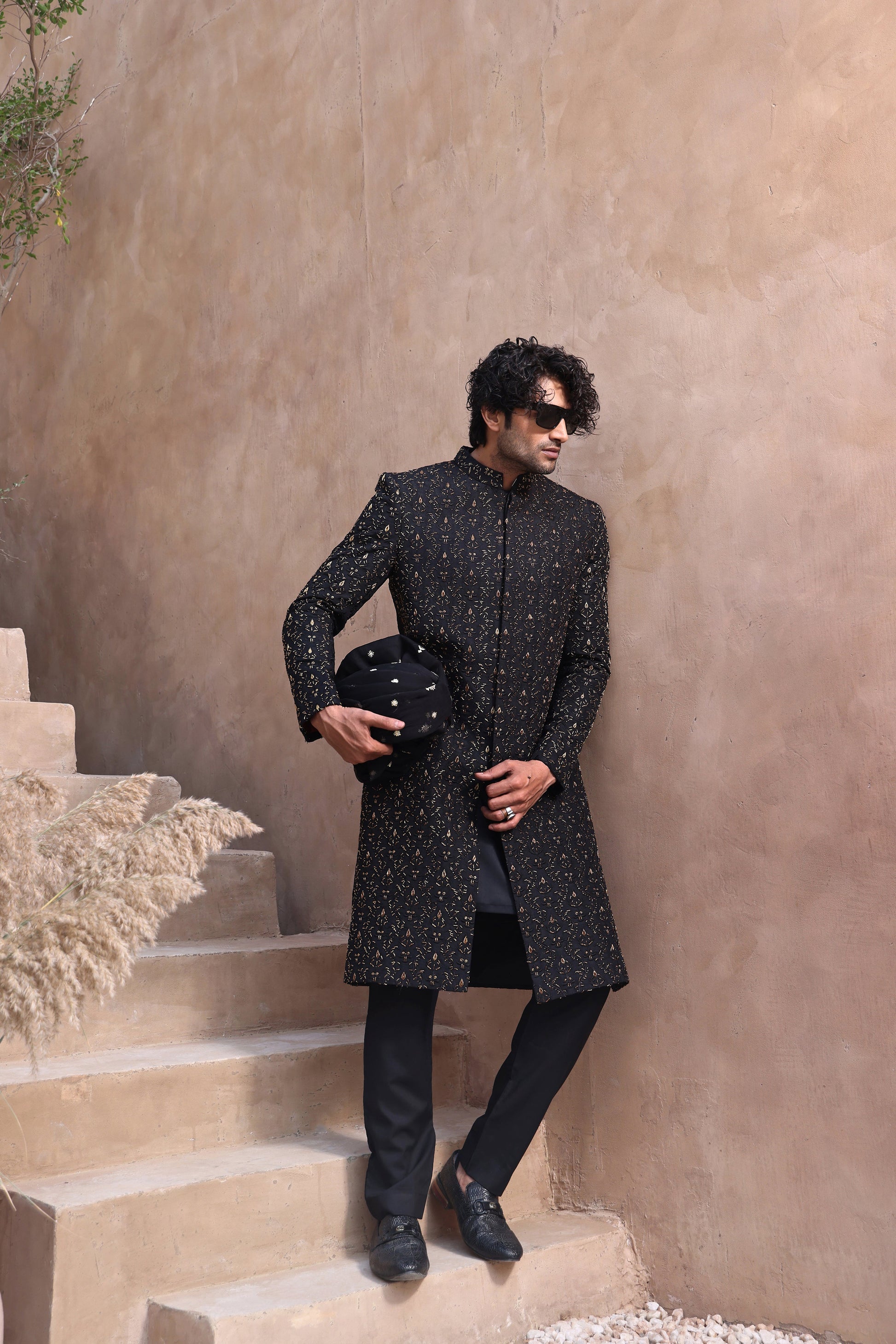 MC 549 Sherwani Dulha - Mashal Couture