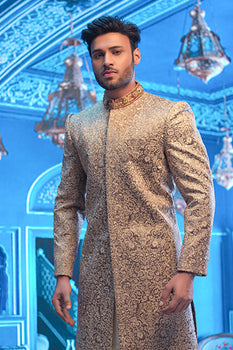 MC 608 Groom Sherwani For Man Wedding - Mashal Couture