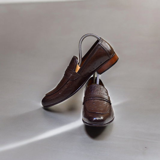 MC 56 Gents Brown Shoes - Mashal Couture