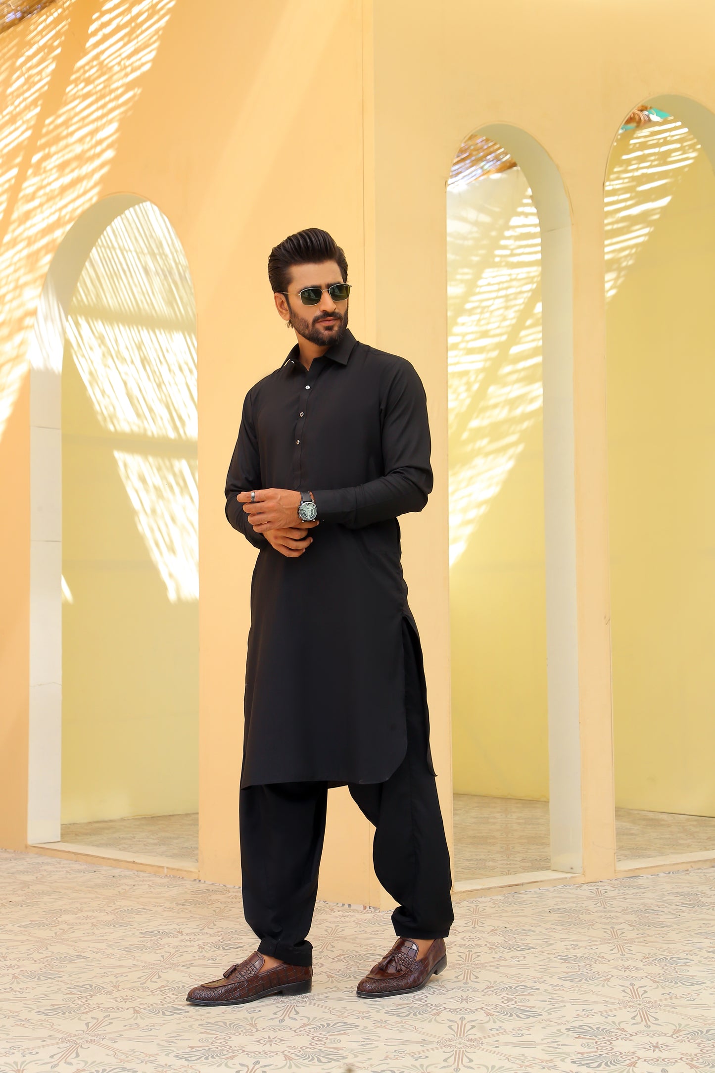 Black Shalwar Kameez