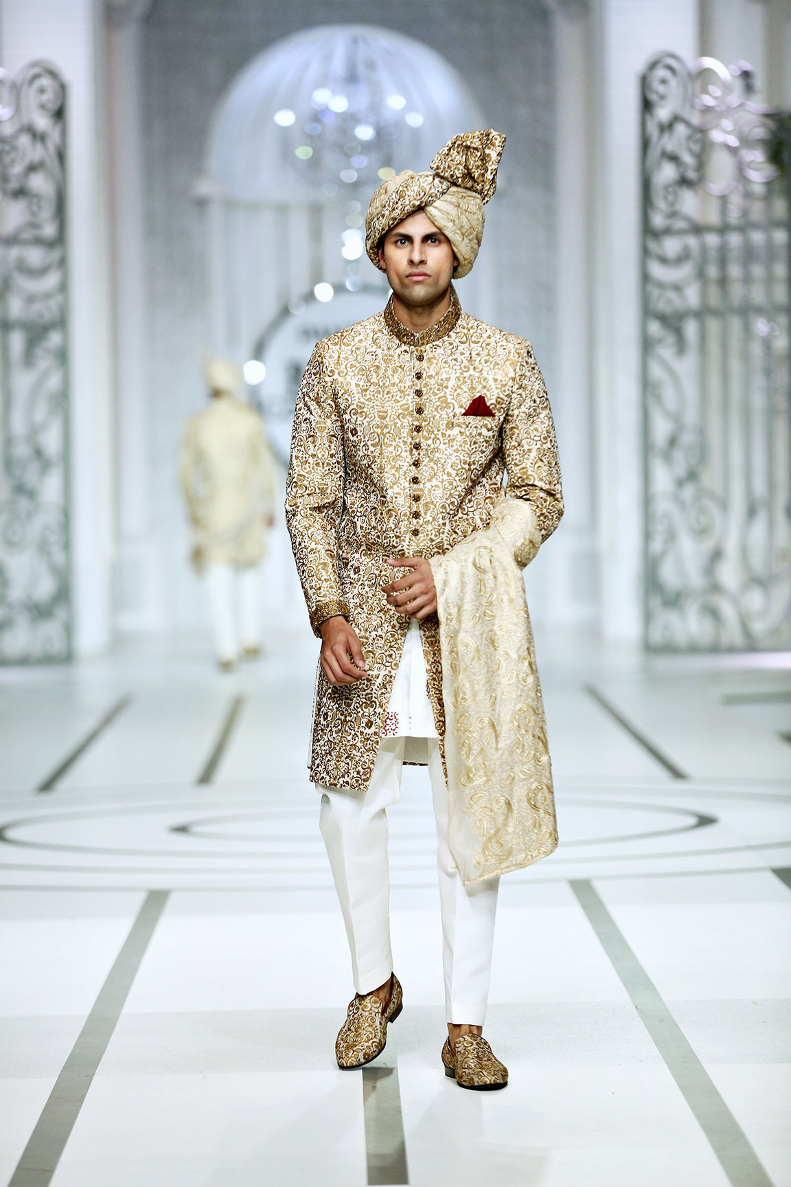 MC 555 Sherwani Men's Wear - Mashal Couture