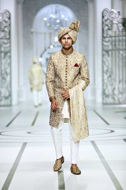 MC 555 Sherwani Men's Wear - Mashal Couture
