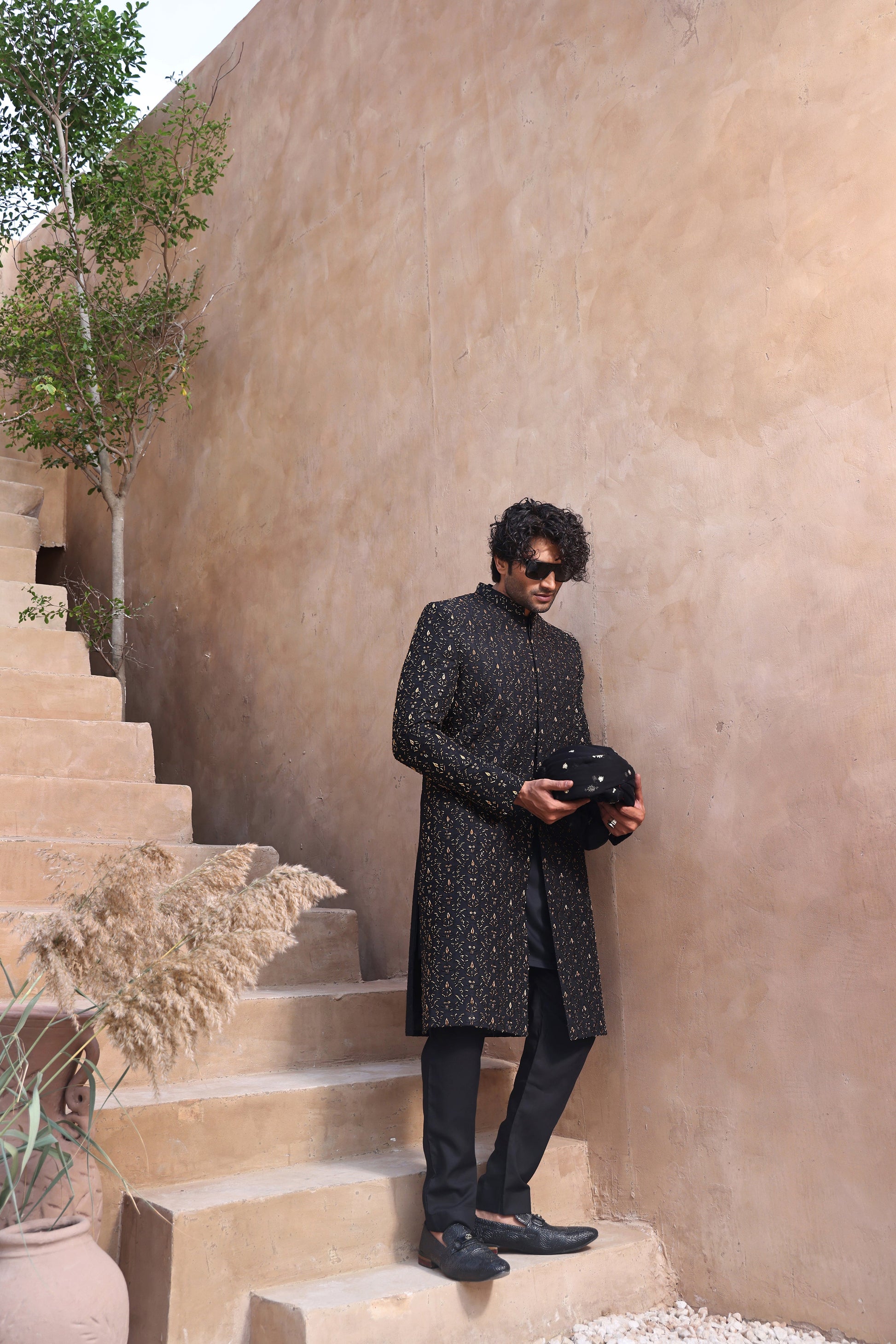 MC 549 Sherwani Dulha - Mashal Couture