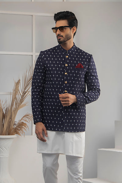 MC 165 Pakistani Prince Style Suit - Mashal Couture