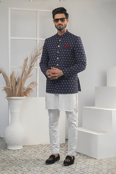 MC 165 Pakistani Prince Style Suit - Mashal Couture