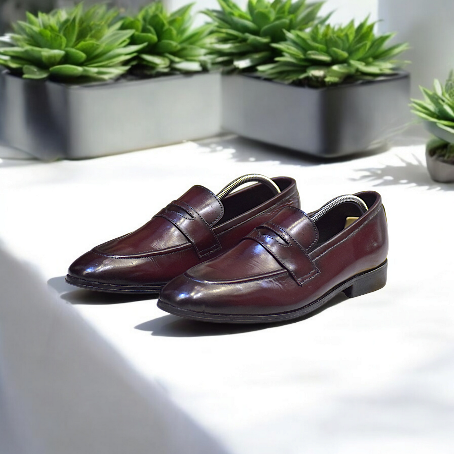 MC 109 Thiago Brown Leather Loafer - Mashal Couture