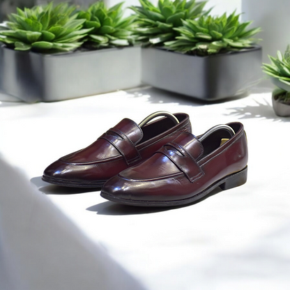 MC 109 Thiago Brown Leather Loafer - Mashal Couture