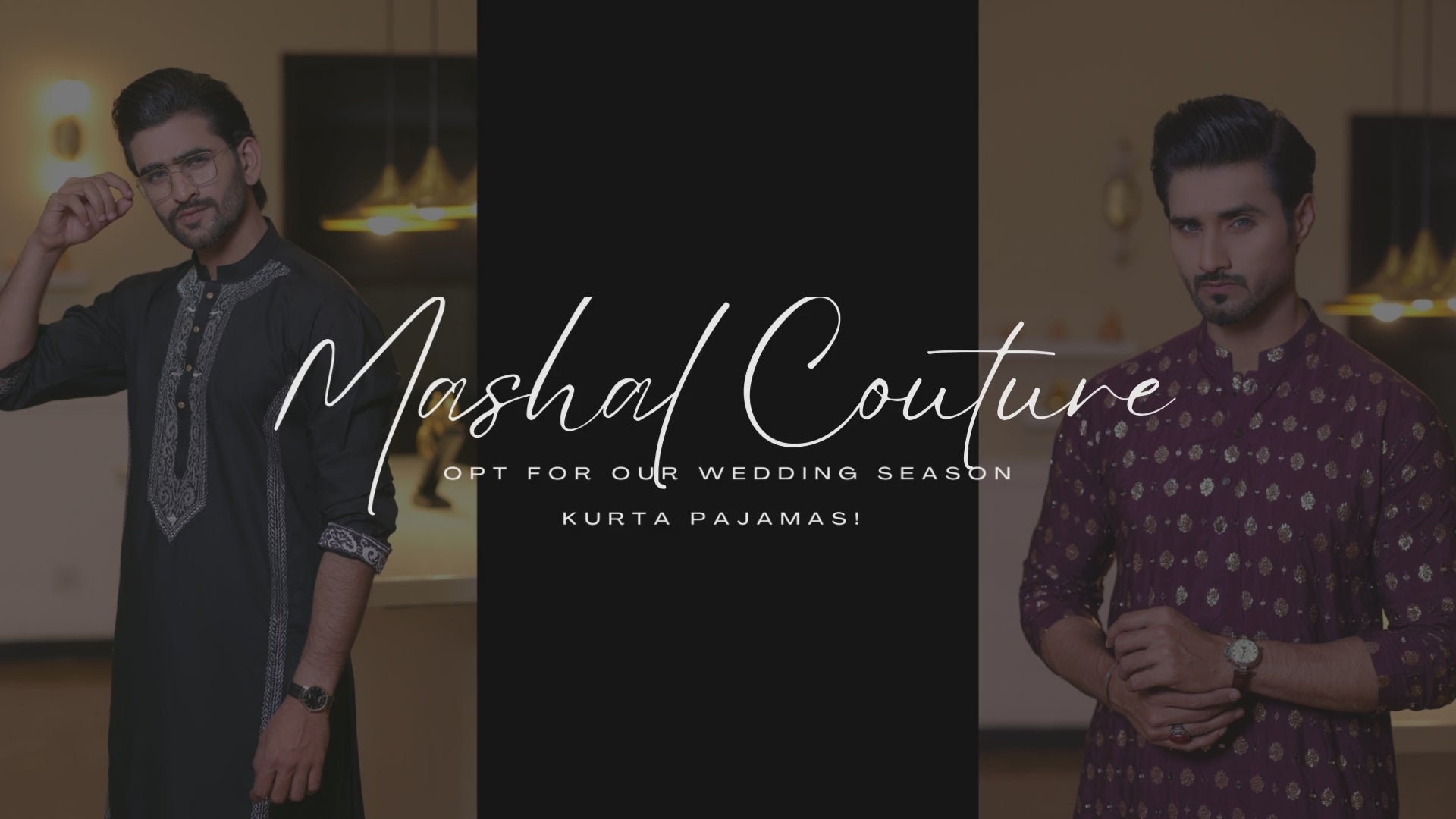 Wedding Kurta Pajama Video For Mashal Couture Website