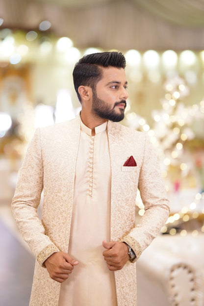 MC 149 Prince Coat For Wedding – Mashal Couture - Main Image