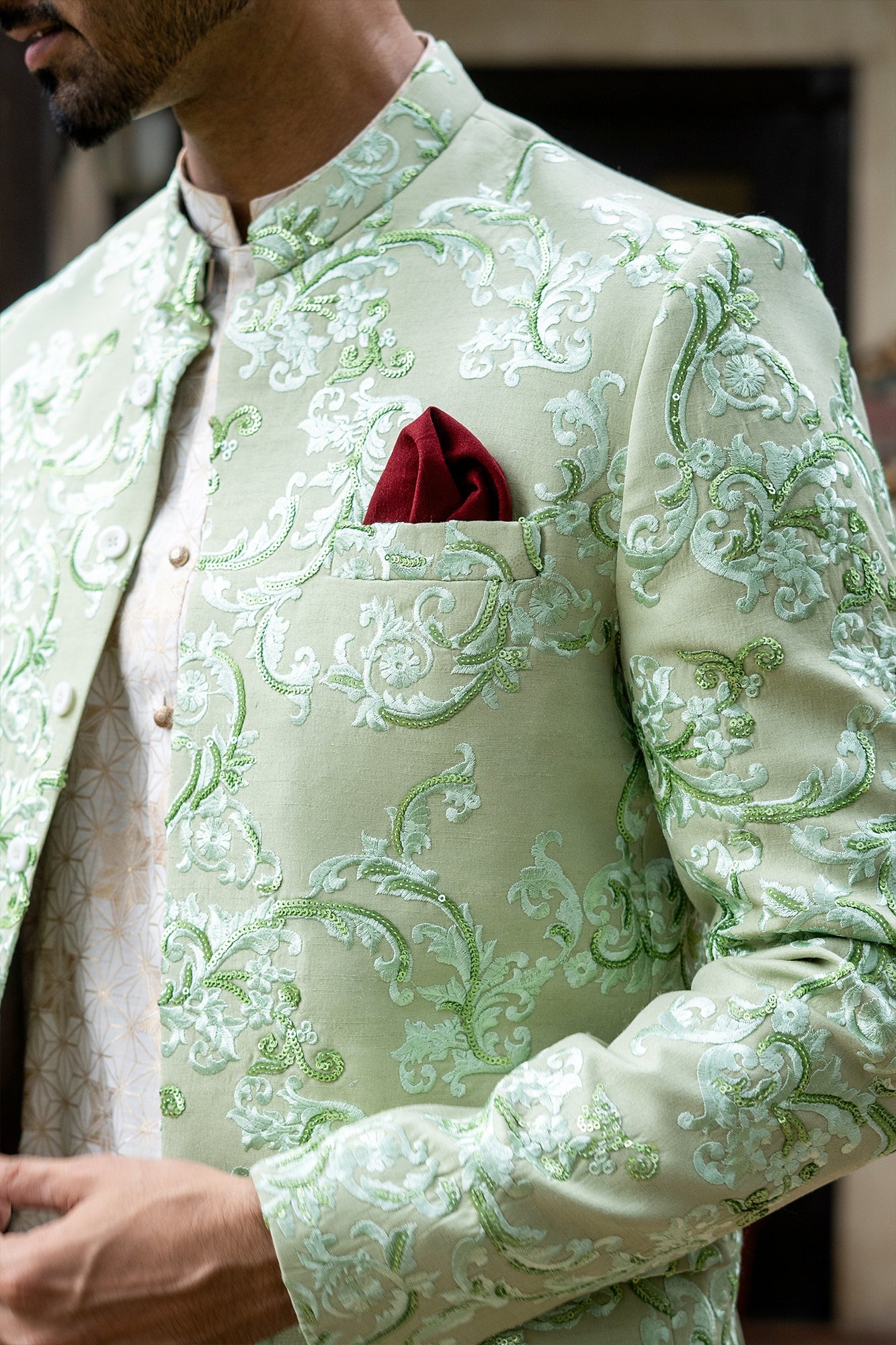 MC 145 Mens Prince Suit - Mashal Couture