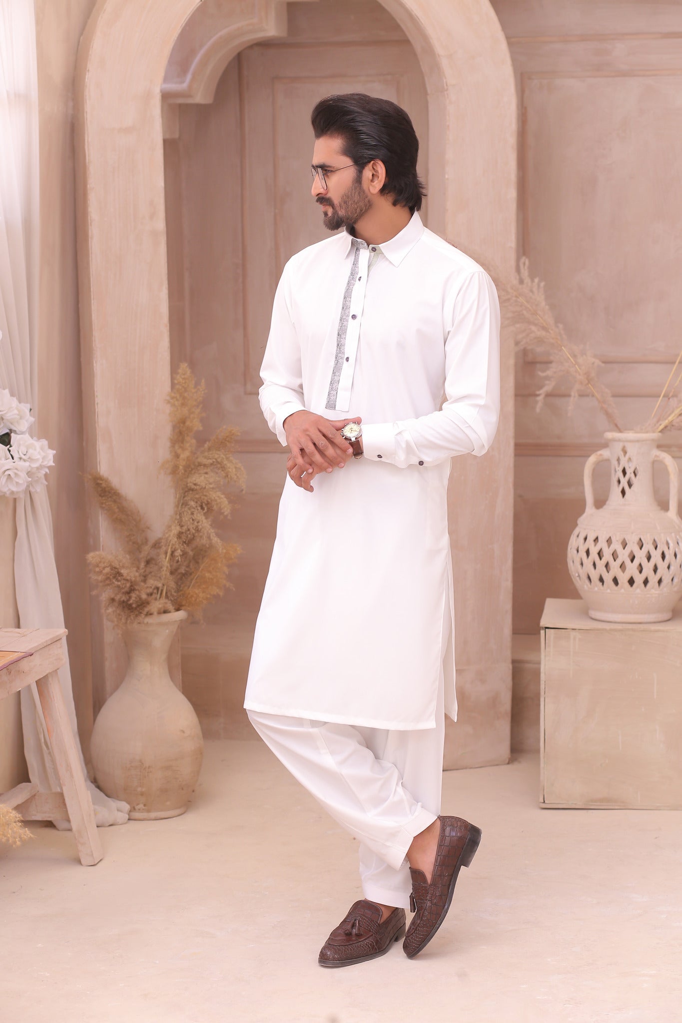 MC KP 13 Shalwar Kameez Mens - Mashal Couture